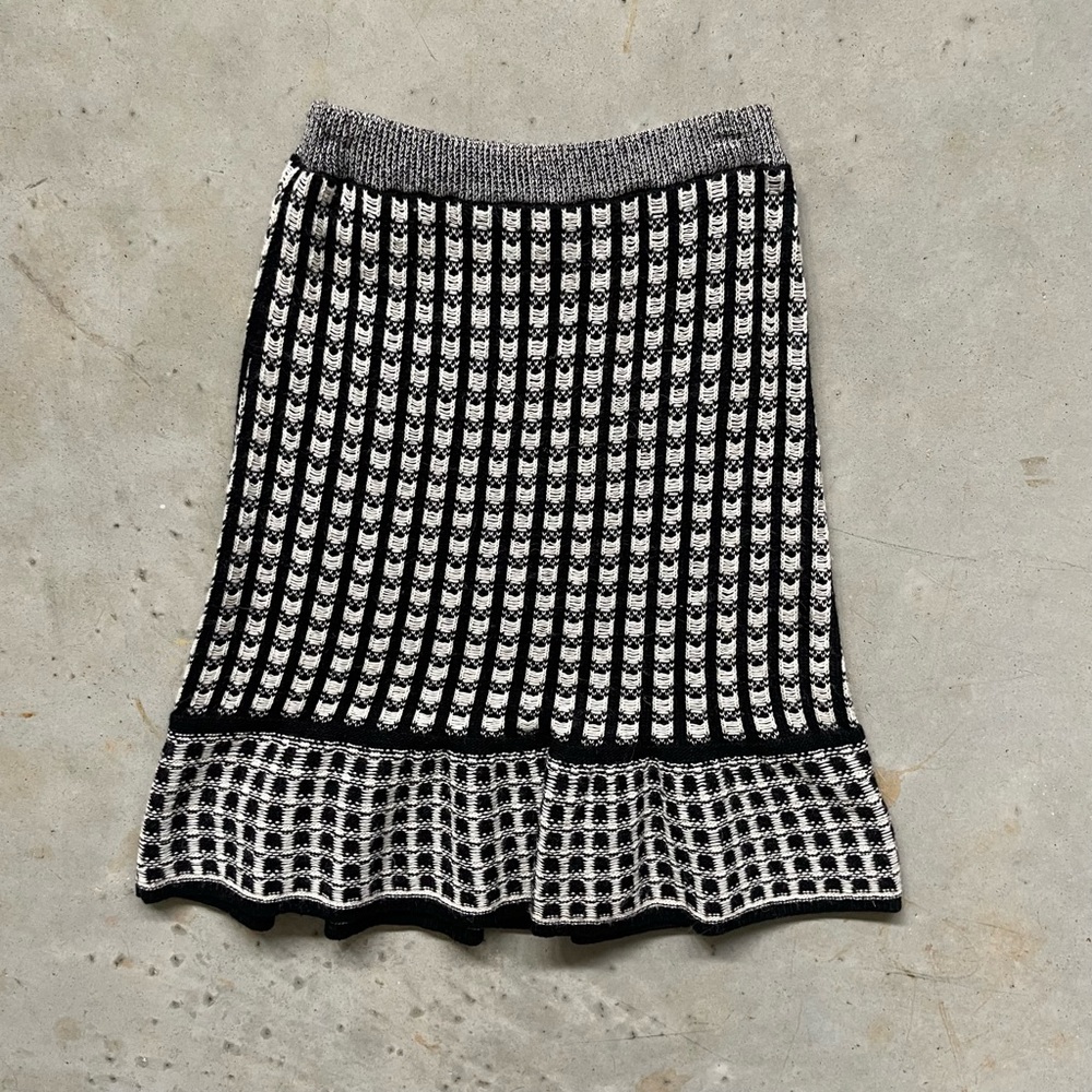 Anthropologie Sparrow brand knit sweater skirt